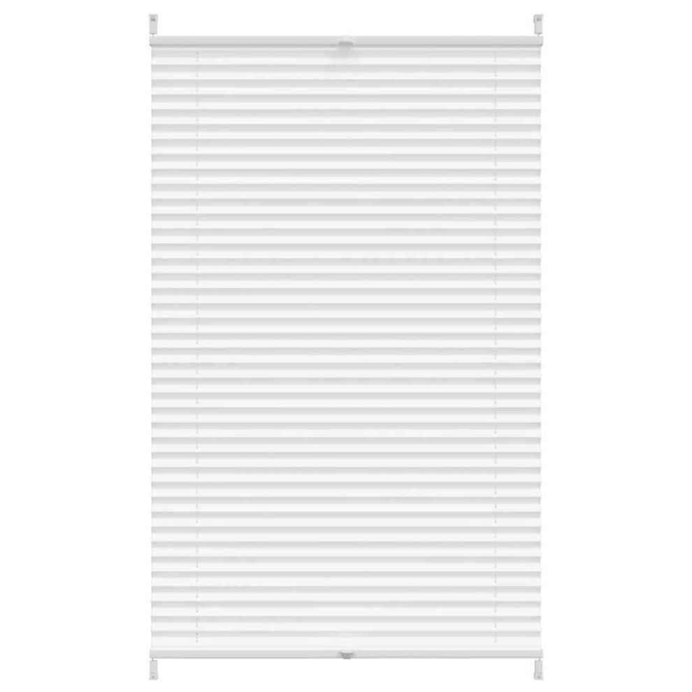 Vidaxl (White, 90 X 150 Cm) Plisse Blind Pleated Roller Window Blind Window Sunscreen Curtain Shade