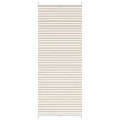VidaXL Plissee Faltrollo Rollo Plisseerollo 70x200cm Creme
