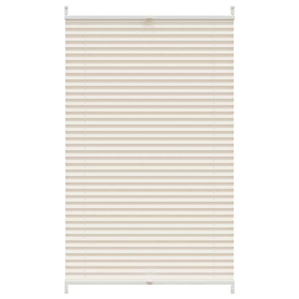 Vidaxl (Cream, 90 X 100 Cm) Plisse Blind Pleated Roller Window Blind Window Sunscreen Curtain Shade