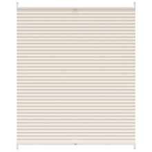 vidaXL Plissee Faltrollo Rollo Plisseerollo 100x150cm Creme