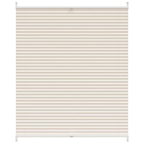 VidaXL Plissee Faltrollo Rollo Plisseerollo 110x100cm Creme