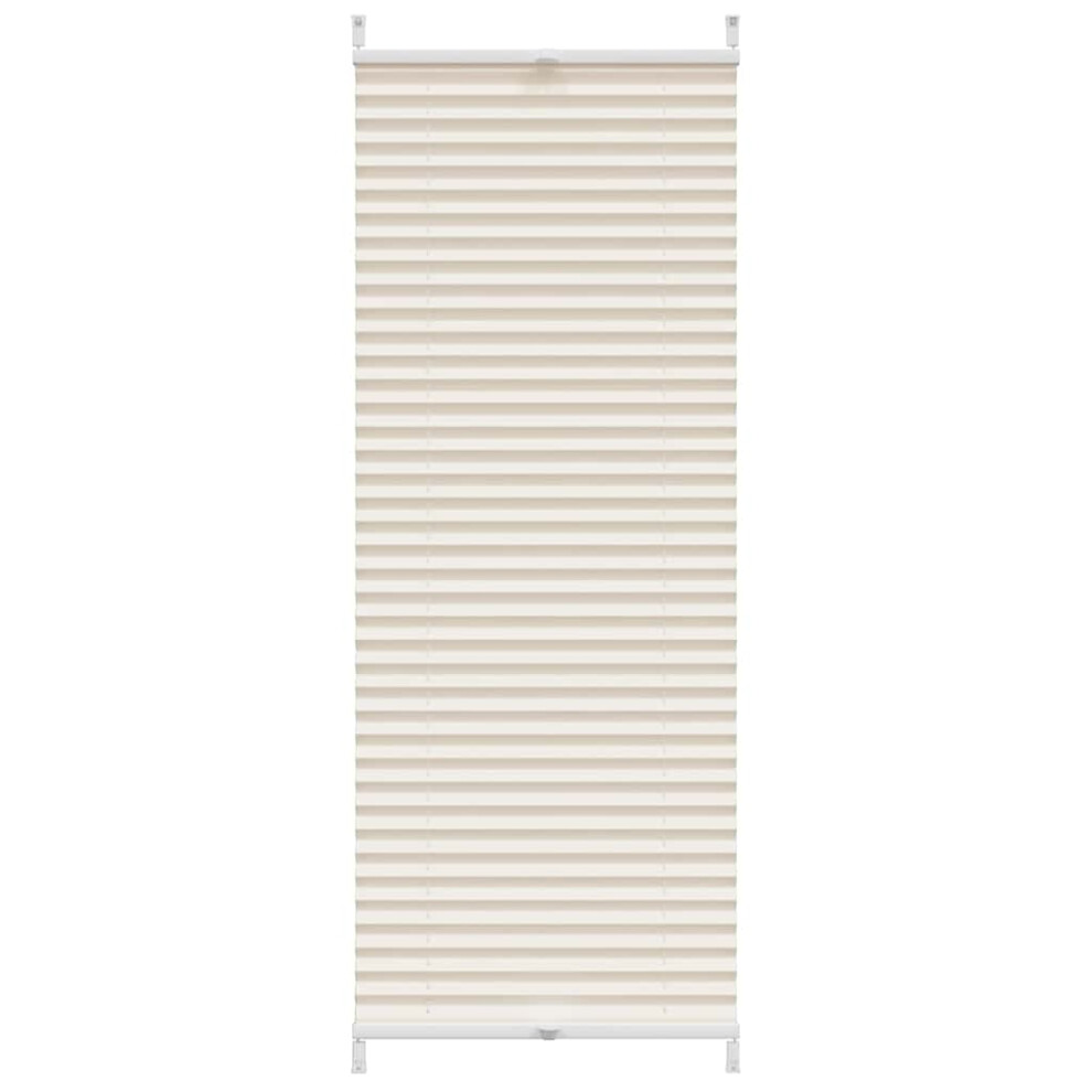 Vidaxl Plisse Blind 40X150cm Pleated Window Curtain Shade Sunscreen Cream