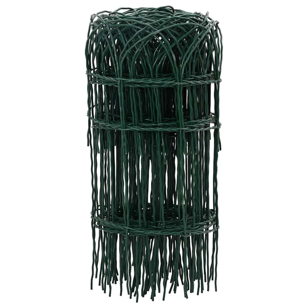 vidaXL Garden Border Fence 10x0.4m Lawn Path Grass Edging Panel Mesh Barrier