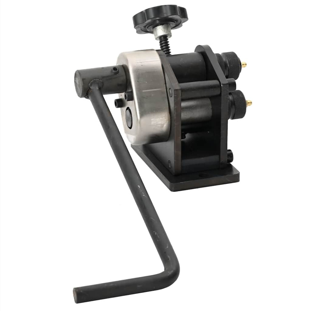 Vidaxl Manual Roll Bending Machine Cast Iron Workbench Rolling Bender Tool