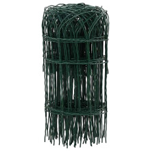 vidaXL Beetzaun Pulverbeschichtetes Eisen 250,4 m