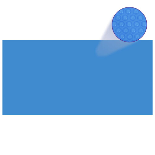VidaXL vidaXL Pool Cover Rectangular 549x274cm PE Blue Ground Cloth Base Protector