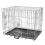 VidaXL vidaXL Foldable Dog Kennel M Metal Puppy House Carrier Crate Enclosure Playpen 1