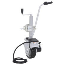 vidaXL Motorised Jockey Wheel Trailer Mover Aluminium 12V 350W Cargo Trailer