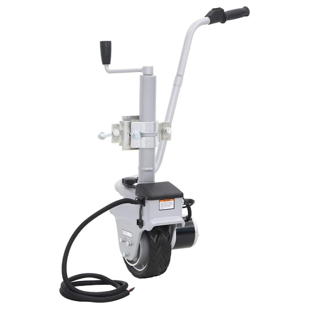 Vidaxl Motorised Jockey Wheel Trailer Mover Aluminium 12V 350W Cargo Trailer
