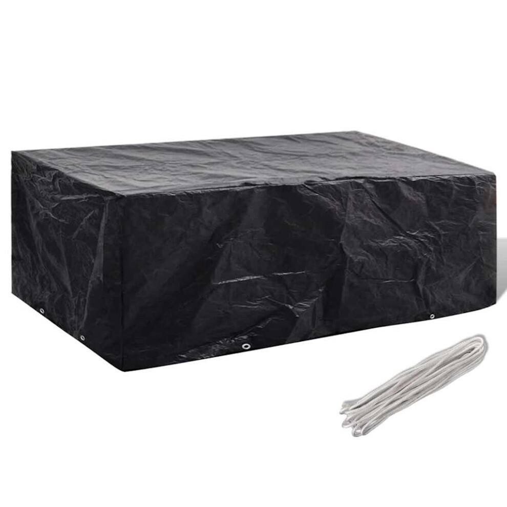 Vidaxl Garden Furniture Cover 8 Eyelets 200X160x70cm Outdoor Patio Protector Light