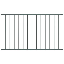 vidaXL Zaunelement Woerden Pulverbeschichteter Stahl 163x117 cm Anthrazit