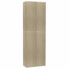 vidaXL Office Cabinet Sonoma Oak Engineered Wood Filing Folder Storage Rack