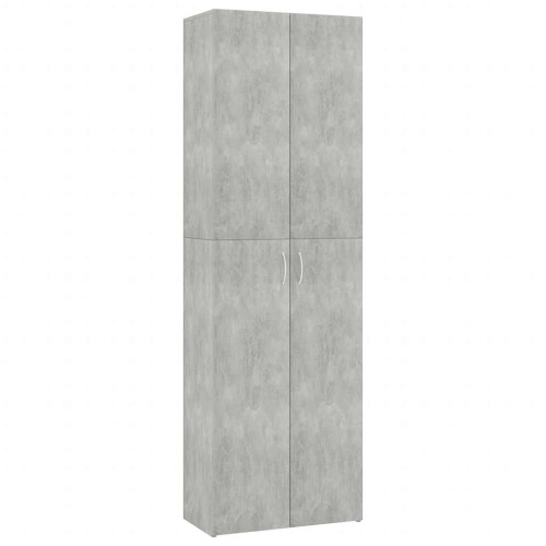 VidaXL vidaXL Office Cabinet Concrete Grey Engineered Wood Filing Folder Storage Rack