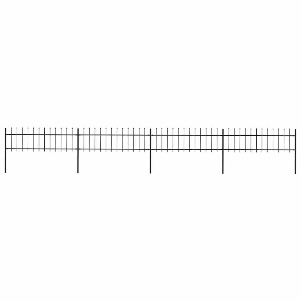 Vidaxl Garden Fence Spear 6.8X0.6m Outdoor Panel Barrier Border 8719883710174