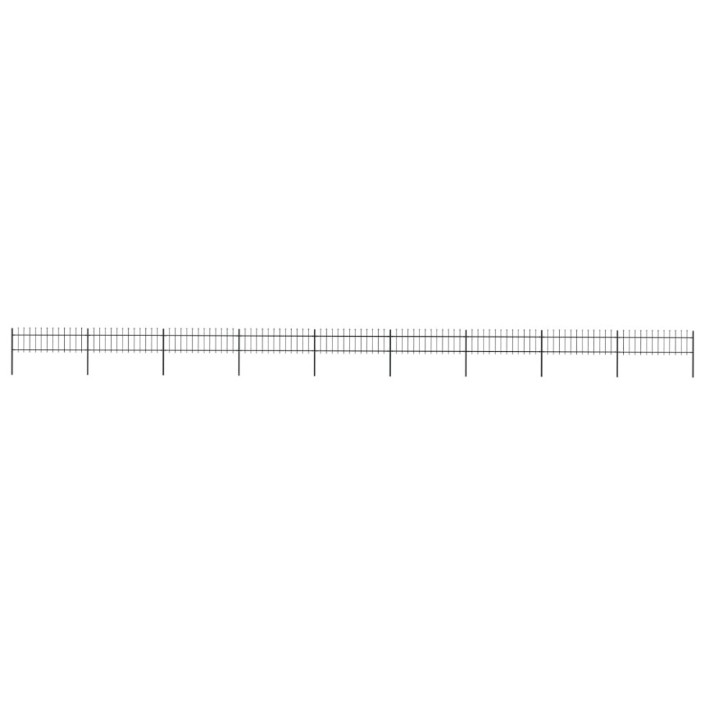 Vidaxl Garden Fence Spear 15.3X0.6m Outdoor Panel Barrier Border 8719883710228