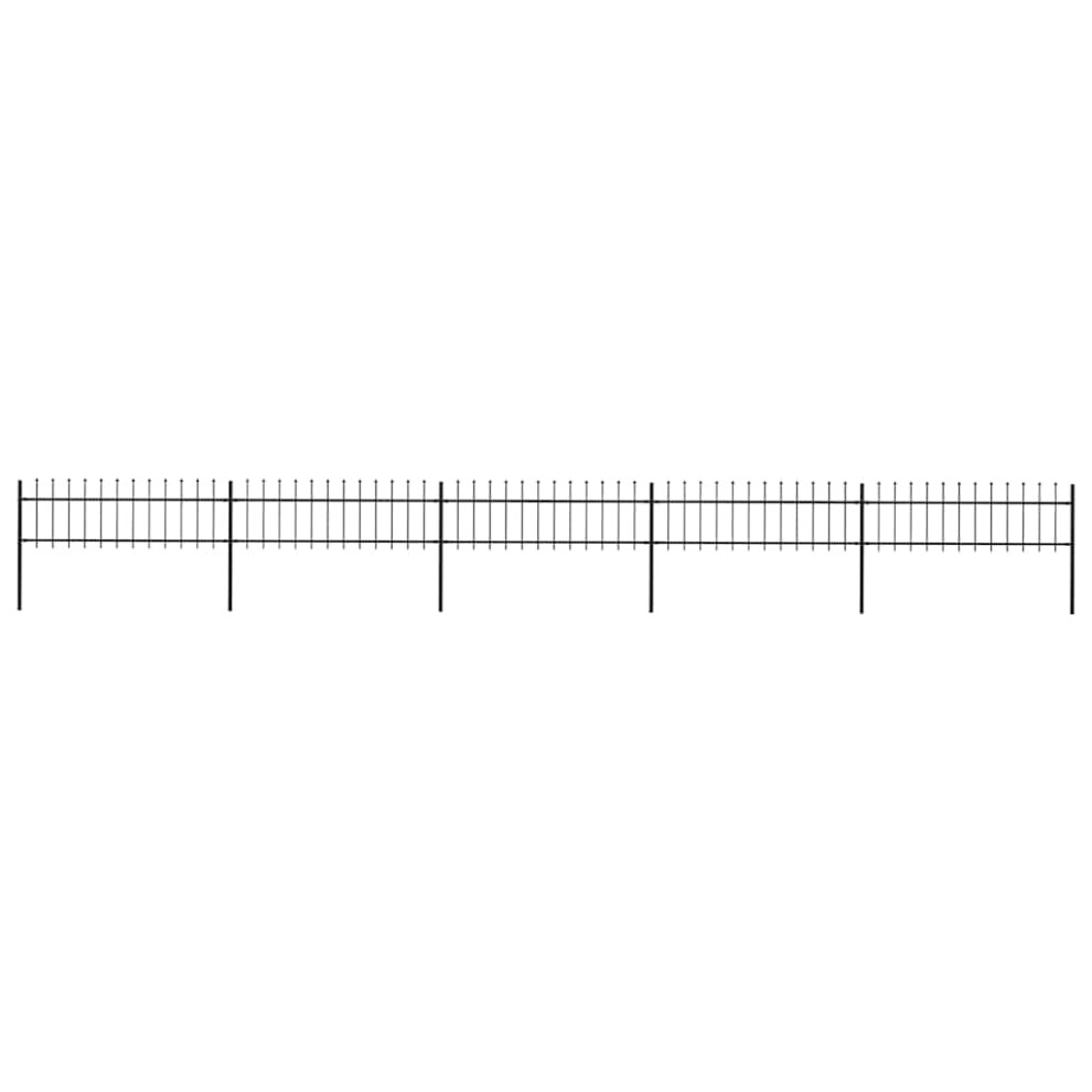 Vidaxl Garden Fence Spear 8.5X0.6m Outdoor Panel Barrier Border 8719883710181