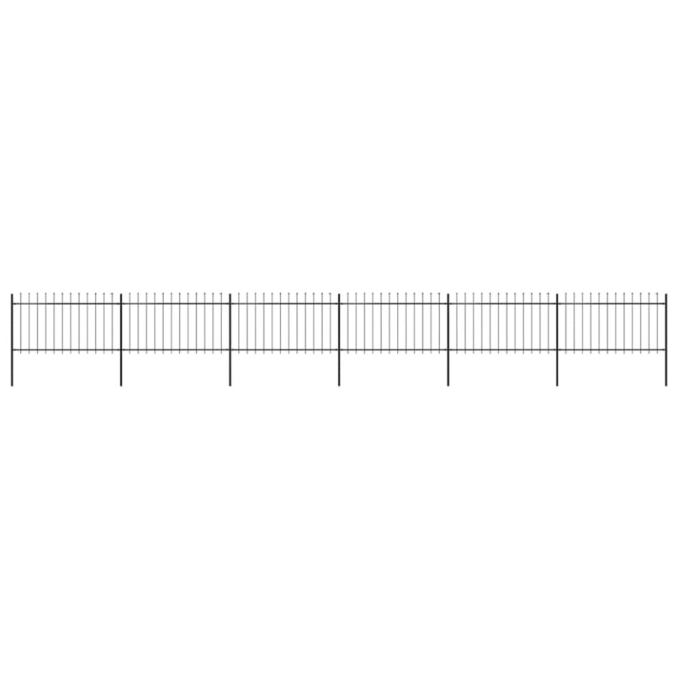 Vidaxl Garden Fence Spear 10.2X1m Outdoor Panel Barrier Border 8719883710372