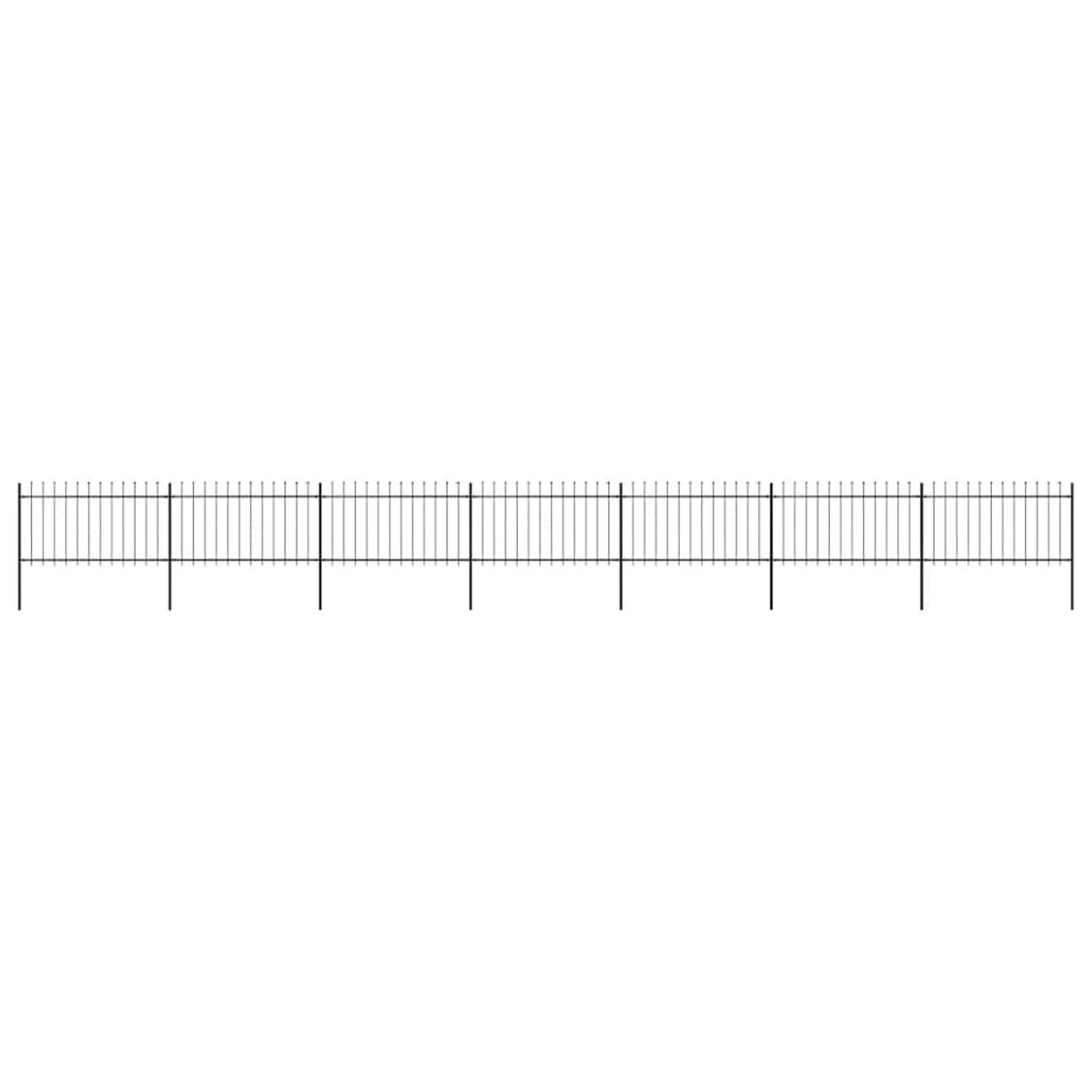 Vidaxl Garden Fence Spear 11.9X1m Outdoor Panel Barrier Border 8719883710389