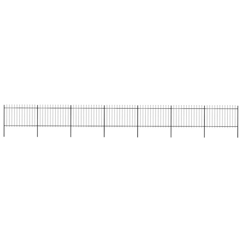 Vidaxl Garden Fence Spear 11.9X1.2m Outdoor Panel Barrier Border 8719883710471