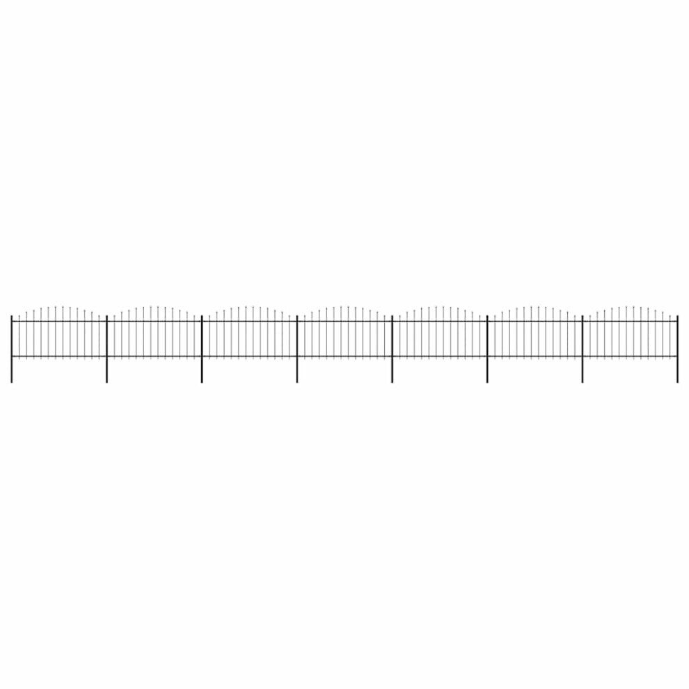 Vidaxl Garden Fence Spear (1.25-1.5)X11.9m Outdoor Barrier Border 8719883714653