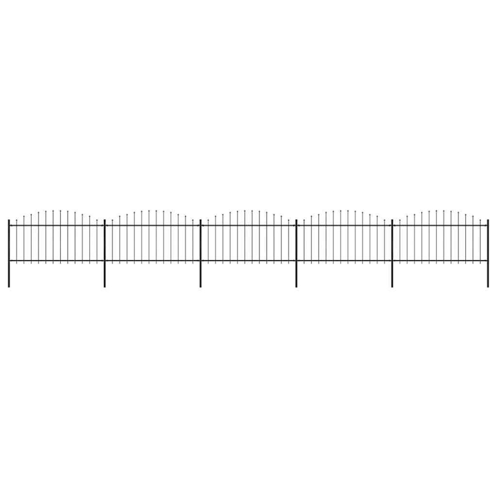 Vidaxl Garden Fence Spear (1.25-1.5)X8.5m Outdoor Barrier Border 8719883714639