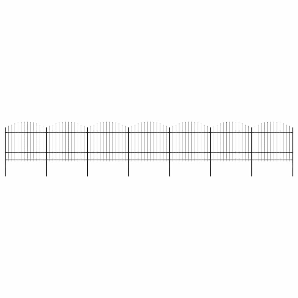 Vidaxl Garden Fence Spear (1.5-1.75)X11.9m Outdoor Barrier Border 8719883714745