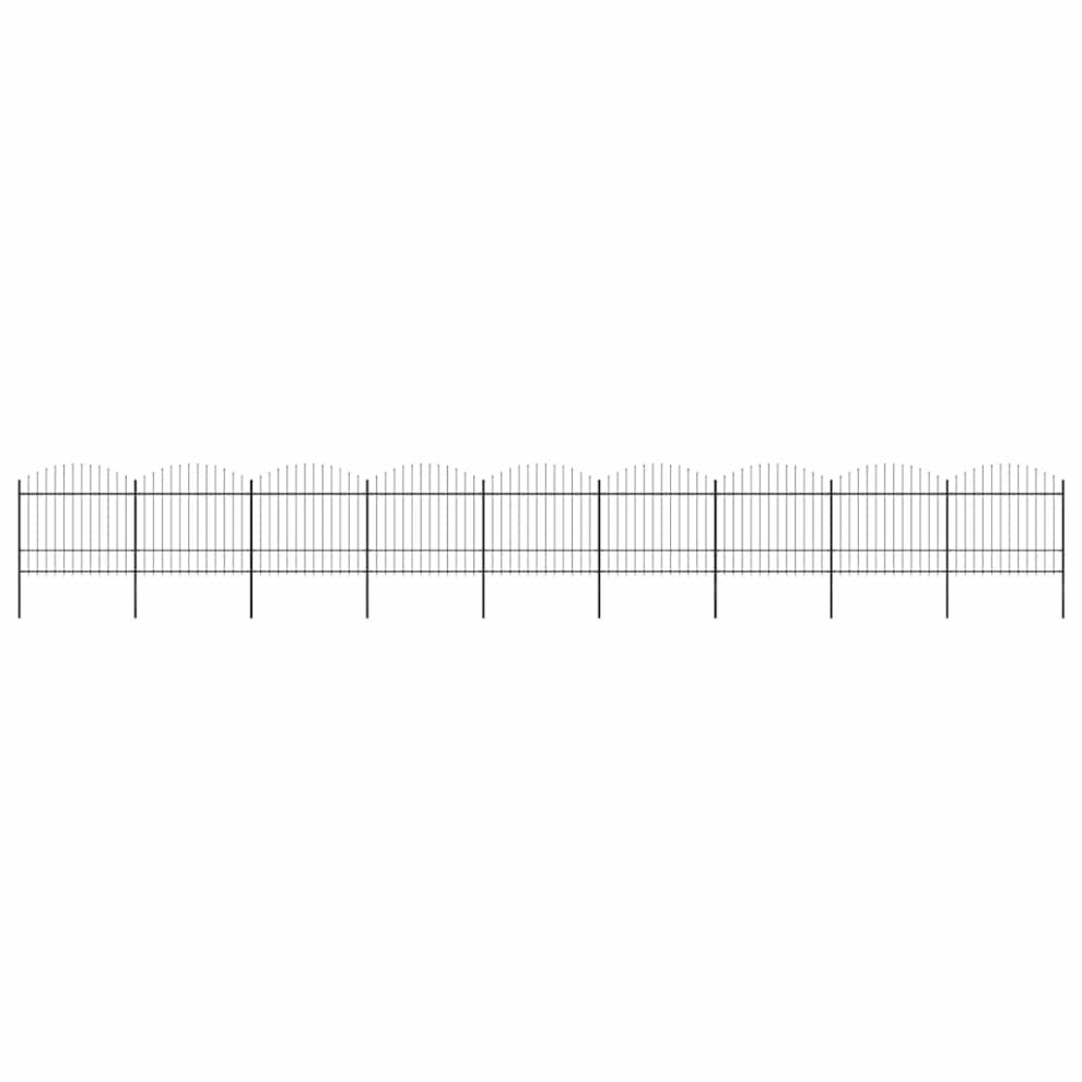 Vidaxl Garden Fence Spear (1.5-1.75)X15.3m Outdoor Barrier Border 8719883714769