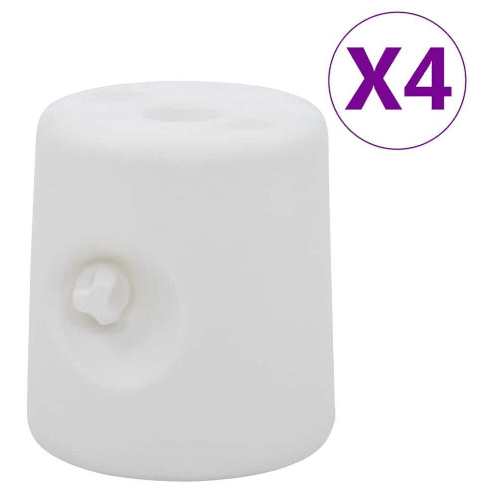 Vidaxl 4X Gazebo Weights Pe White Pavilion Umbrella Canopy Tent Stand Holder