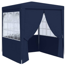 vidaXL Profi-Partyzelt mit Seitenwänden 22m Blau 90 g/m²