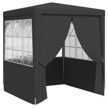 vidaXL Professional Party Tent with Side Walls 2m Anthracite Garden Canopy
