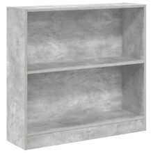 vidaXL Book Cabinet Engineered Wood Concrete Grey Bookshelf Storage Cabinet
