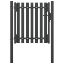 vidaXL Gartentor aus Stahl 100 x 75 cm Anthrazit