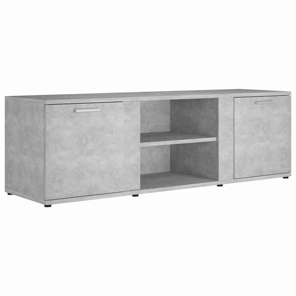 Simply Chosen 4U Vidaxl Tv Cabinet Concrete Grey Engineered Wood Media Tv Stand Hifi Sideboard