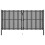 VidaXL vidaXL Gartentor aus Stahl 400 x 175 cm Anthrazit 1