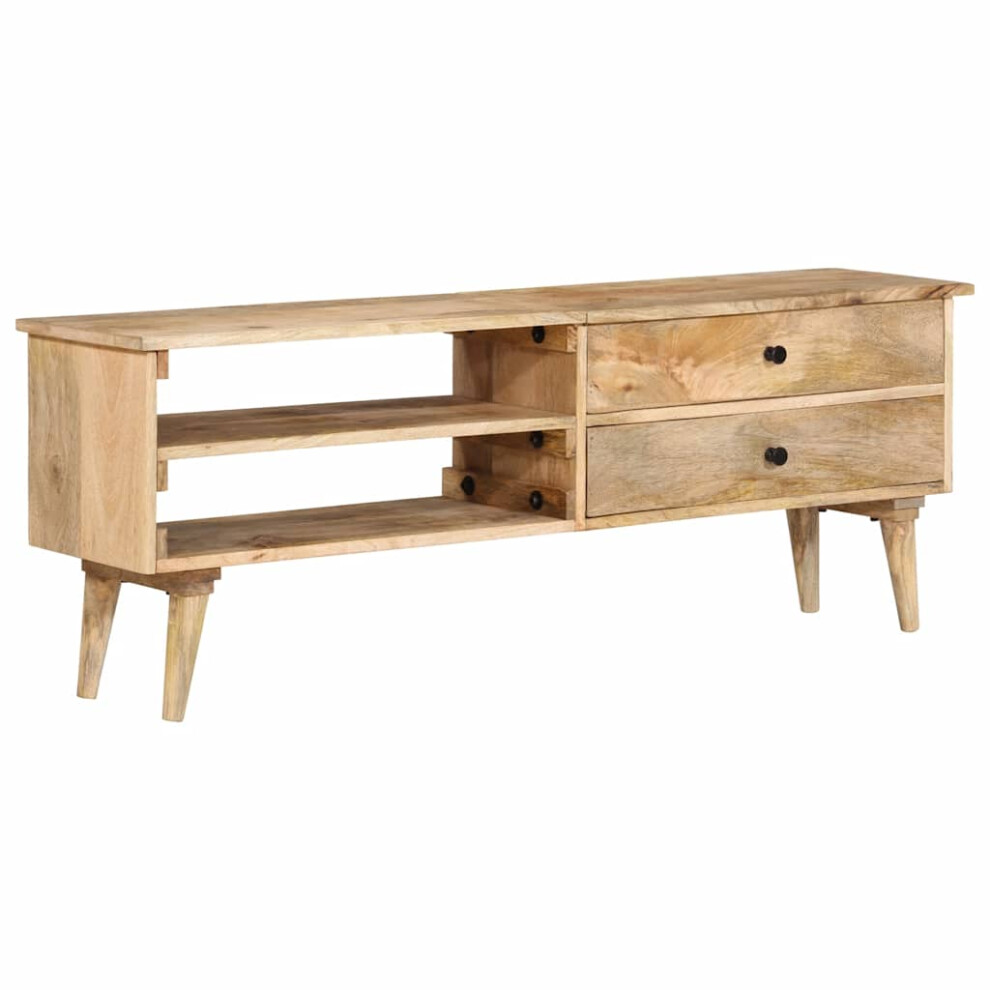 Vidaxl Solid Mango Wood Tv Cabinet Stand Unit Sideboard Entertainment Centre