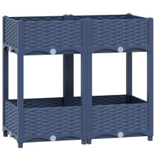 vidaXL Hochbeet 80x40x71 cm Polypropylen