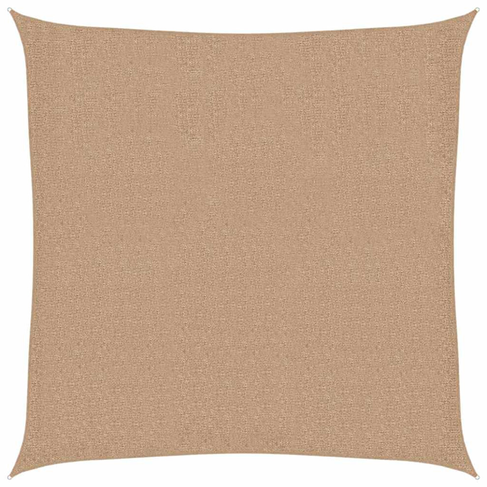 Vidaxl (Taupe, 2 X 2 M) Sunshade Sail 160 G/M² Hdpe Patio Sunscreen Outdoor Canopy Party Tent
