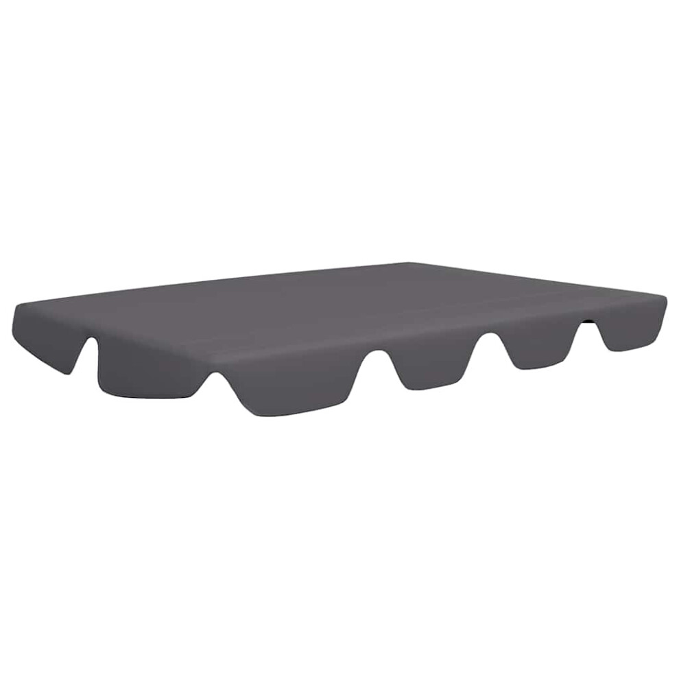 Vidaxl Replacement Canopy For Garden Swing Outdoor Sunshade Gazebo Anthracite
