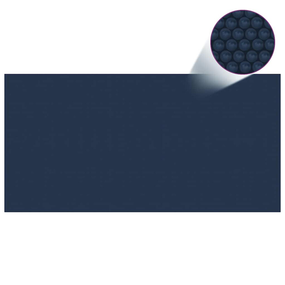Vidaxl Floating Pe Solar Pool Flim 1000X500 Cm And Pond Protector Black/Blue