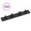 VidaXL vidaXL 10x Decking End Cap Black Plastic Deck Board Home Decking Accessories 1