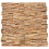 VidaXL vidaXL 10x Solid Teak Wood 3D Wall Cladding Panels 1.08 m? Wall Decoration 1