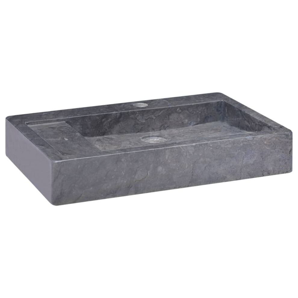 Vidaxl Schwarz Sink Black 58X39x10 Cm Marble - Image 2