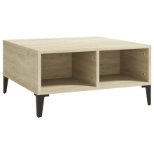 vidaXL Coffee Table Sonoma Oak Engineered Wood Indoor Furniture Couch Table