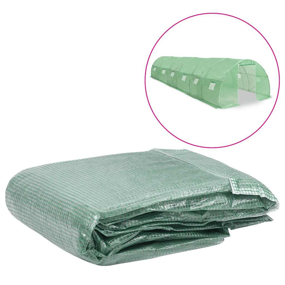 Vidaxl Greenhouse Replacement Cover 300X900x200 Cm Green Plant House Garden