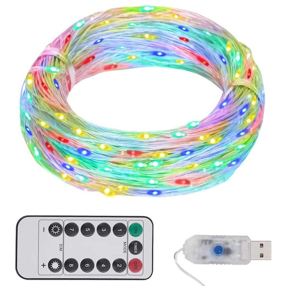 Vidaxl (Multicolour) Led String Holiday Decoration Ornament Home M/30 Multi Colours Size 15