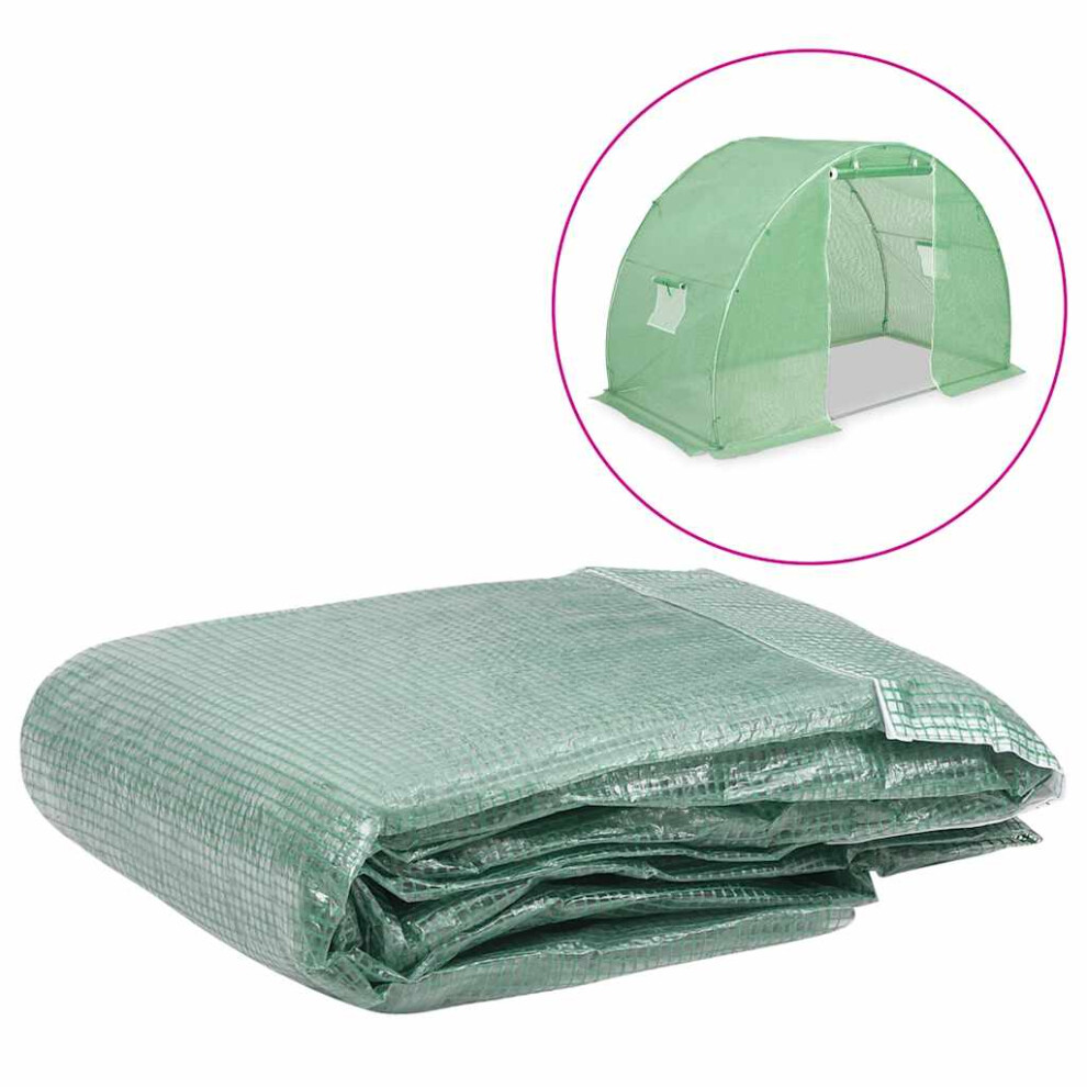 Vidaxl Greenhouse Replacement Cover 300X150x200 Cm Green Plant House Garden
