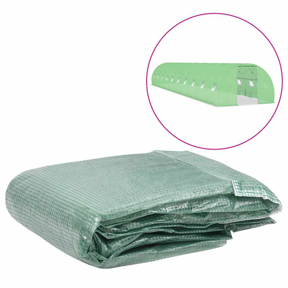 Vidaxl Greenhouse Replacement Cover 300X1500x200 Cm Green Plant House Garden