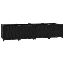 vidaXL Raised Bed Polypropylene Garden Planter Flower Box Pot Planting Bed