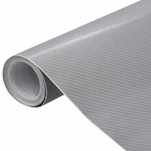 (silver, 100 x 150 cm + 50 x 150 cm/ 2 pcs) vidaXL Car Film Matt 4D Water-Resistant Film Sticker Sheet Protection Film