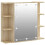 VidaXL vidaXL Spiegelschrank mit LED Sonoma-Eiche 70x16,5x60 cm 1